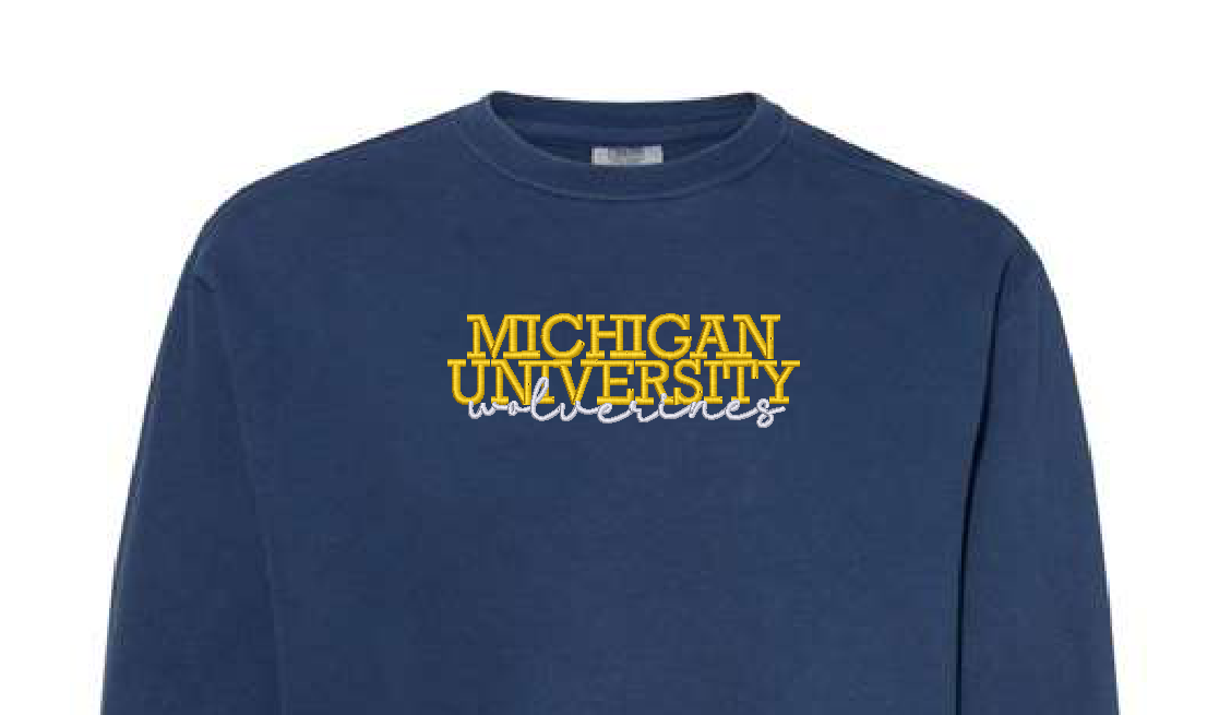 Michigan on sale wolverines crewneck