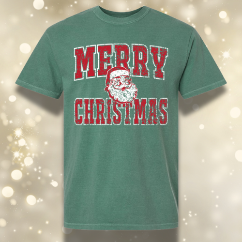 10 Days of Christmas Deals | Distressed Merry Christmas T-shirt