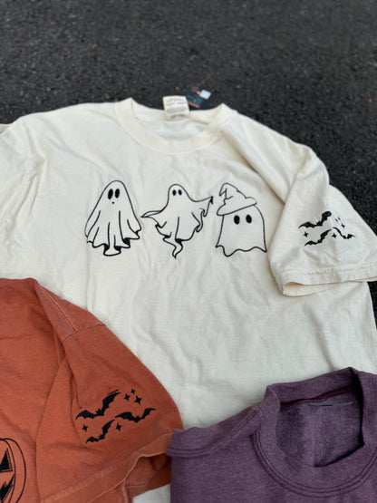 Ghost Tee Embroidered