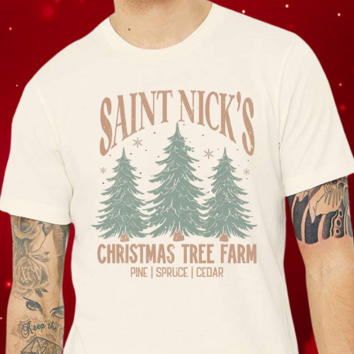 Christmas Tree Farm Adult T-Shirt