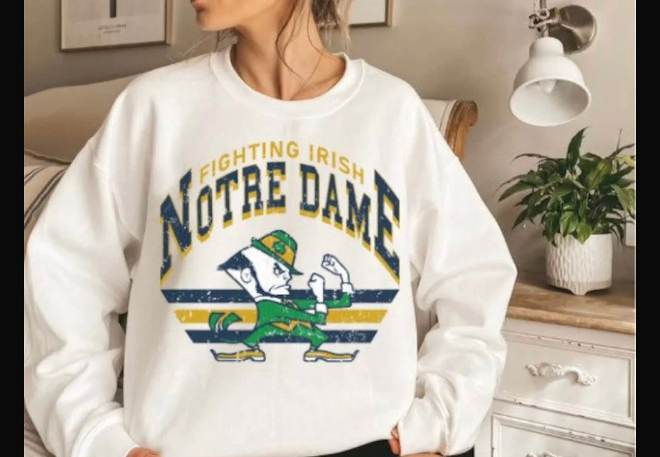 Notre Dame Crewneck (Adult & Youth) – Copper House Designs