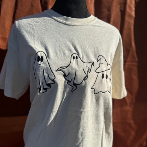 Ghost Tee Embroidered