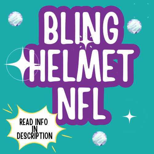 Bling Helmet NFL TSHIRT ⭐️IMPORTANT INFO IN THE DESCRIPTION⭐️