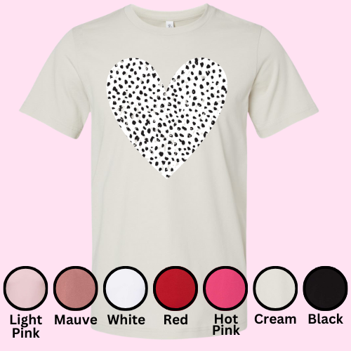 Polka Dot Heart T-Shirt