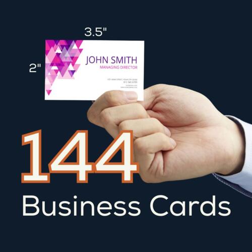 144 Double Sided Business Cards Thumbnail