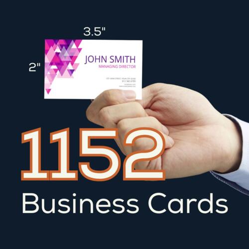 1152 Double Sided Business Cards Thumbnail