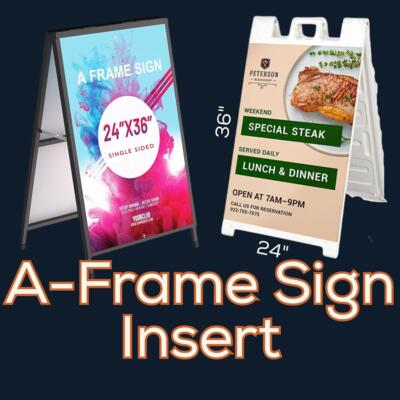 24" x 36" A-Frame Sign Insert (Single Sided) Thumbnail
