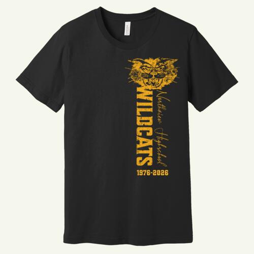 50th Anniversary Wildcats Jersey T-Shirt Thumbnail